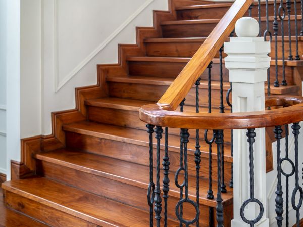 Exterior Stair Railing Install